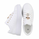 Witte lage sneaker Candice_