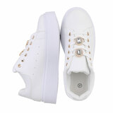 Witte lage sneaker Roliene_