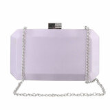 Lila clutchbag met satijn_