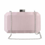 Rose clutchbag met satijn_