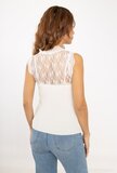 Witte top in maille_