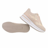 Beige hoge sneaker Maaike_