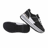 Zwarte lage sneaker Corry_