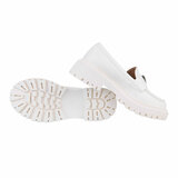 Witte mocassin Albana_