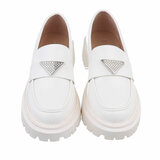 Mocassins blancs Albana_