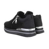 Zwarte lage sneaker Breina_