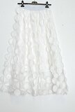 Fashion zwart-witte maxi rok in tulle_