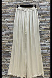 Beige broek in satin  TEMPORARY SOLD OUT_