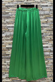 Groene broek in satin_