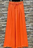 Pantalon orange en satin_