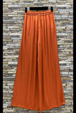 Donker oranje broek in satin  TEMPORARY SOLD OUT_