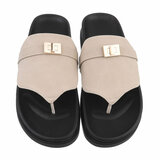 Beige daimen mule Jolan _