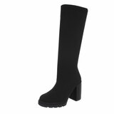 Bottes en textile noir Belina_