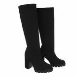 Bottes en textile noir Belina_