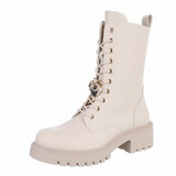 Bottes mi- hautes beiges Billie_