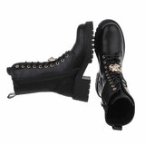 Zwarte halfhoge boot Billie_