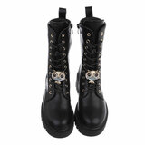 Zwarte halfhoge boot Billie_