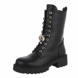 Zwarte halfhoge boot Billie_