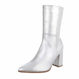 Bottines hautes argent Bibine_