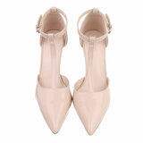 Beige lak pump Aurelie_