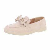 Beige daimen mocassin Bartina_