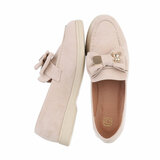 Beige daimen mocassin Bartina_