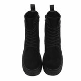 Zwarte suede boot Belita_