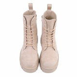 Beige suede boot Belita_