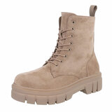 Kaki bruine suede boot Belita_