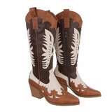 Bottes de cow-boy camel-beiges-brunes Tilly_