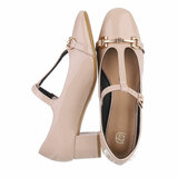 Beige lak pump  Marina_