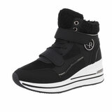 Zwarte hoge winter sneaker Lizza_