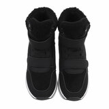 Zwarte hoge winter sneaker Lizza_