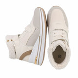 Beige hoge winter sneaker Lizza_