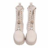 Beige halfhoge boot Geraldyne_