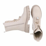 Beige halfhoge boot Geraldyne_