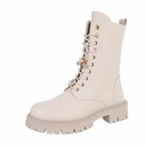 Beige halfhoge boot Geraldyne_