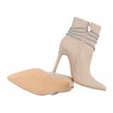 Beige high heel enkellaarsje Alfina  SOLD OUT_