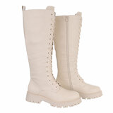 Beige hoge boot Anfisa_