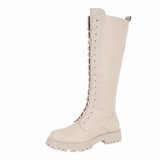 Beige hoge boot Anfisa_