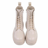 Beige lak boot Ceri_