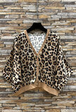 Gilet in leopardlook met satijn effect   TEMPORARY SOLD OUT_