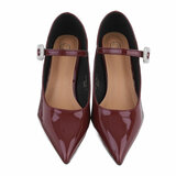 Bordeaux lak pump Duska_