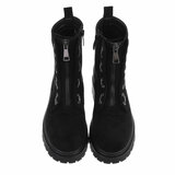 Zwarte suede boot Sigrid_