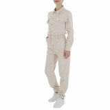 Modieuze beige jumpsuit_