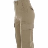 Kaki bruine cargo broek _