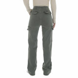 Kaki groene cargo broek _