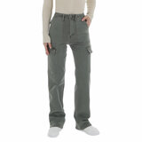 Kaki groene cargo broek _