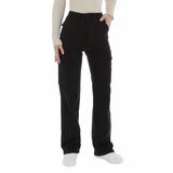 Zwarte cargo broek _