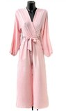 Modieuze rose jumpsuit met lange mouwen_